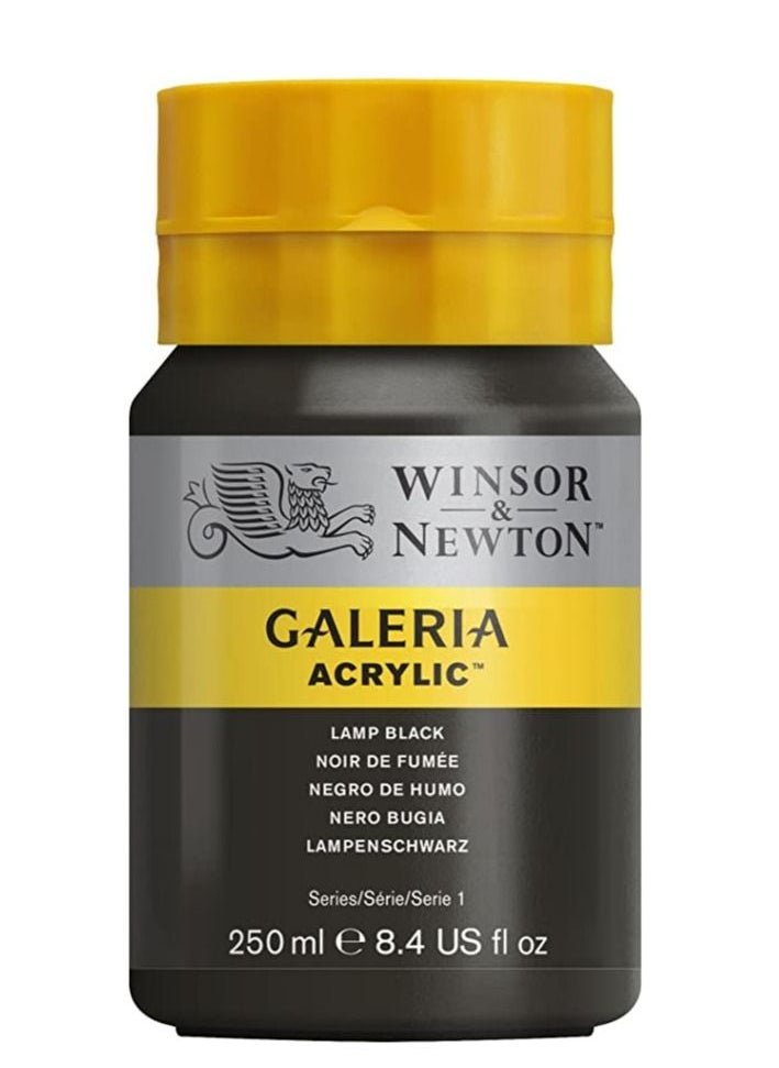 WINSOR & NEWTON WN Galleria Acrylic Lamp Black 250 ml 