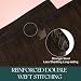 Easyouth Weft Hair Extensions Brown Sew in Human Hair Extensions Darkest Brown Remy Human Hair Weft Extension Blend Seamlessly with Natural Hair 16 Inch 100G - Image 3