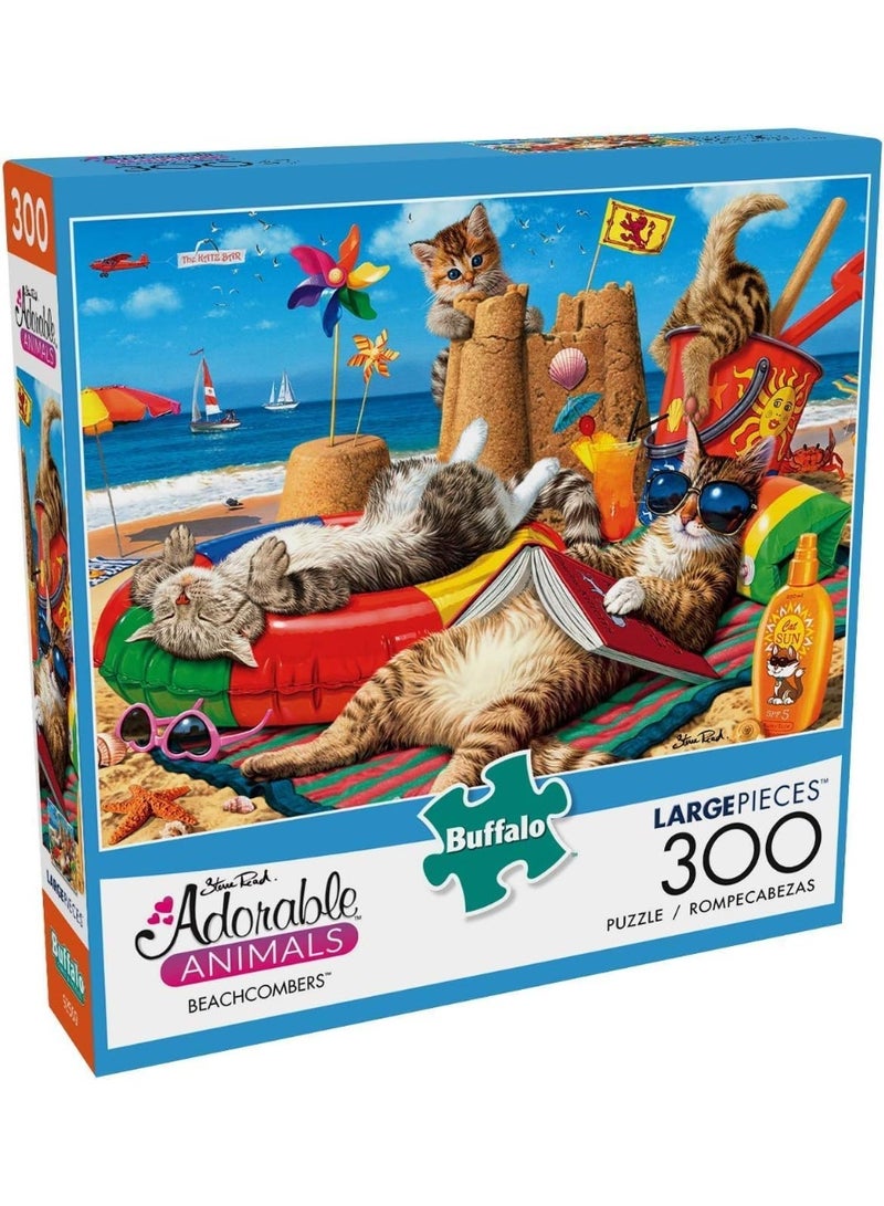 Buffalo Games - Beachcombers - 300 Large Piece Jigsaw Puzzle - Image 1