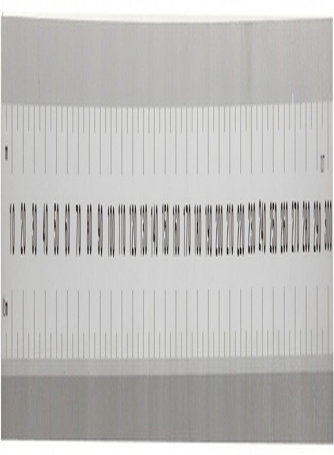 Mitutoyo 182-126, Steel Rule, 12"/300mm ( 1/50, 1/100", 1mm, 0.5mm), 3/64" Thick X 1" Wide, Satin Chrome Finish Tempered Stainless Steel - Image 2
