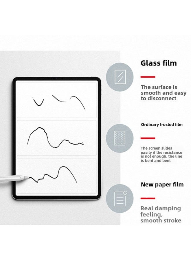 IPad Type Paper Film 2025 Pro11 10.9 Inch Frosted Handwriting Film Mini7 Flat Protective Film-Color:IPad 5/6/Air/Air2 (9.7 Inch)-Dimensions:Writing Film (die) - Image 4