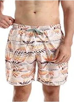WHITE RABBIT White Rabbit Men Side Pockets Self Patterned Board Shorts 