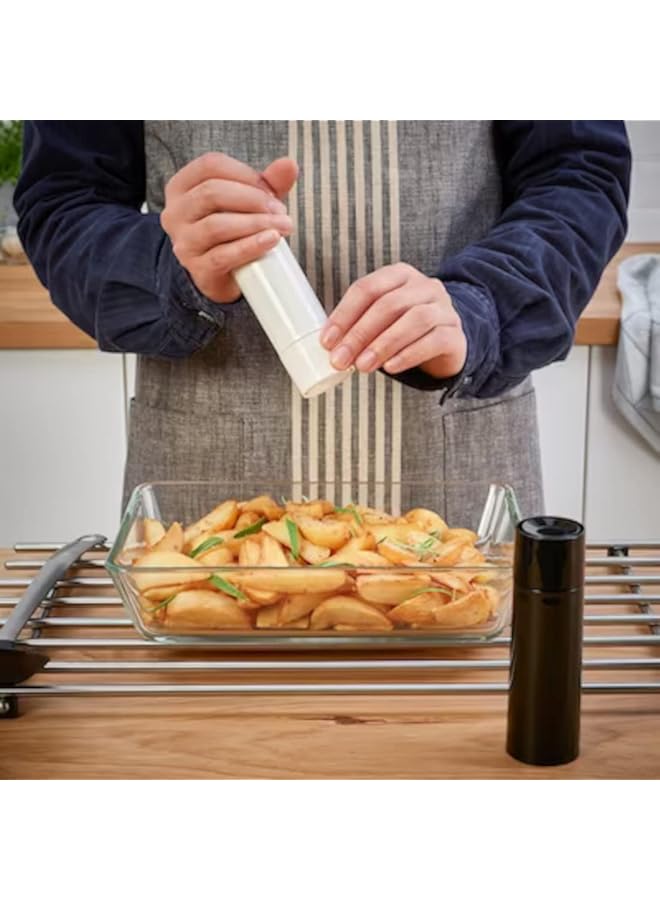 إيروريكس مطحنة توابل باللونين الأسود والأبيض 14 سم 5 ½ بوصة عبوة من قطعتين - Image 3