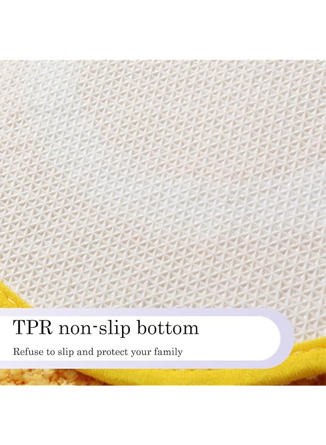 erorex Bathroom Rug 60X60Cm Ultra Soft And Absorbent Flower Bath Rug Cute Flower Shaped Bathroom Rugs Machine Washable Bathroom Mats Floor Mat Bathroom For Bedroom Shower Living Room Pink - Image 4