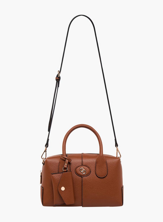 Celeste Solid Tote Bag with Coin Purse and Double Handle  - Image 3