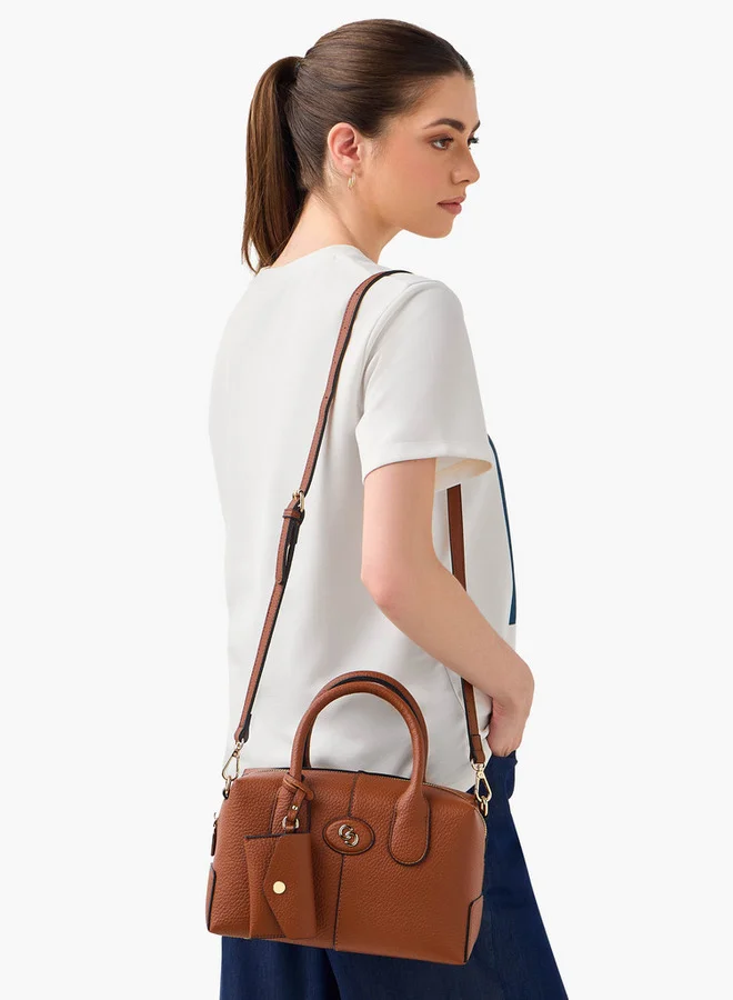 Celeste Solid Tote Bag with Coin Purse and Double Handle