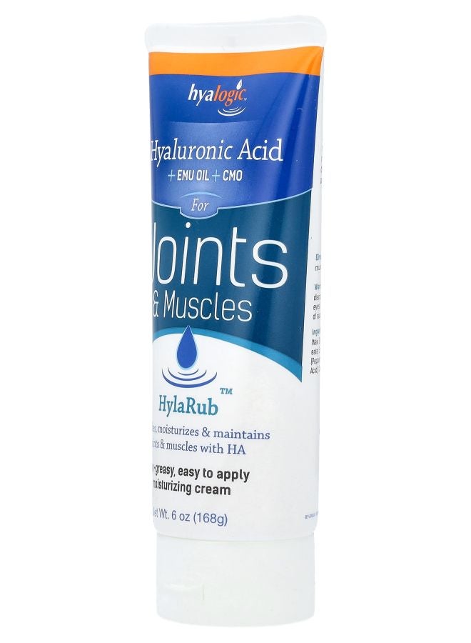 Hyalogic HylaRub Moisturizing Joint & Muscle Cream 6 oz (168 g) - Image 2