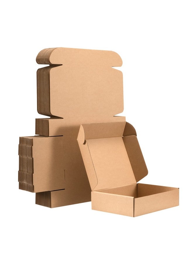 DUZCLI 12X9X3 Shipping Boxes Set Of 20 Medium Kraft Corrugated Cardboard Boxes For Small Business Supplies Packaging Packing Boxes Mailer Boxes And Gift Box - Image 1