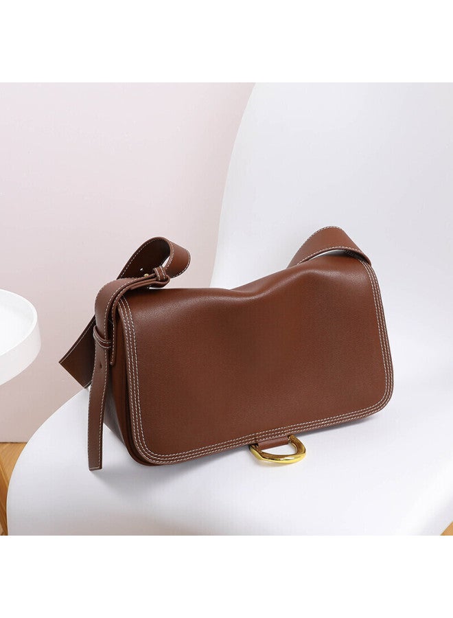 Viney Leather Handbag, Women's Brand Crossbody Bag, Light Luxury Underarm Shoulder Bag, Birthday Gift For Girlfriend, Qixi Festival Gift - Image 2