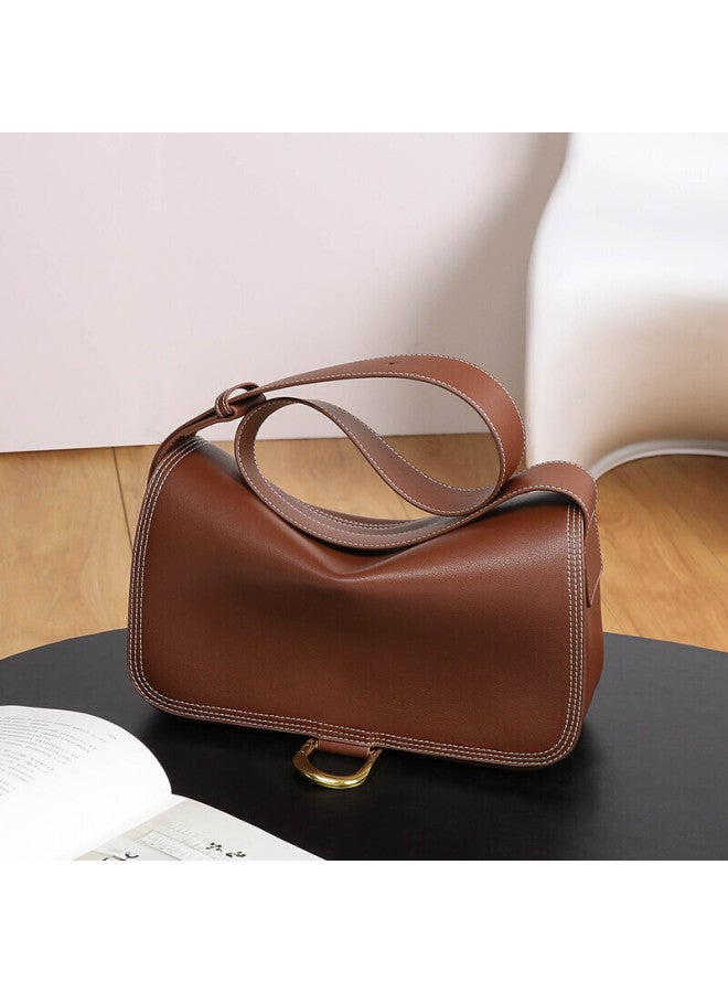 Viney Leather Handbag, Women's Brand Crossbody Bag, Light Luxury Underarm Shoulder Bag, Birthday Gift For Girlfriend, Qixi Festival Gift - Image 1
