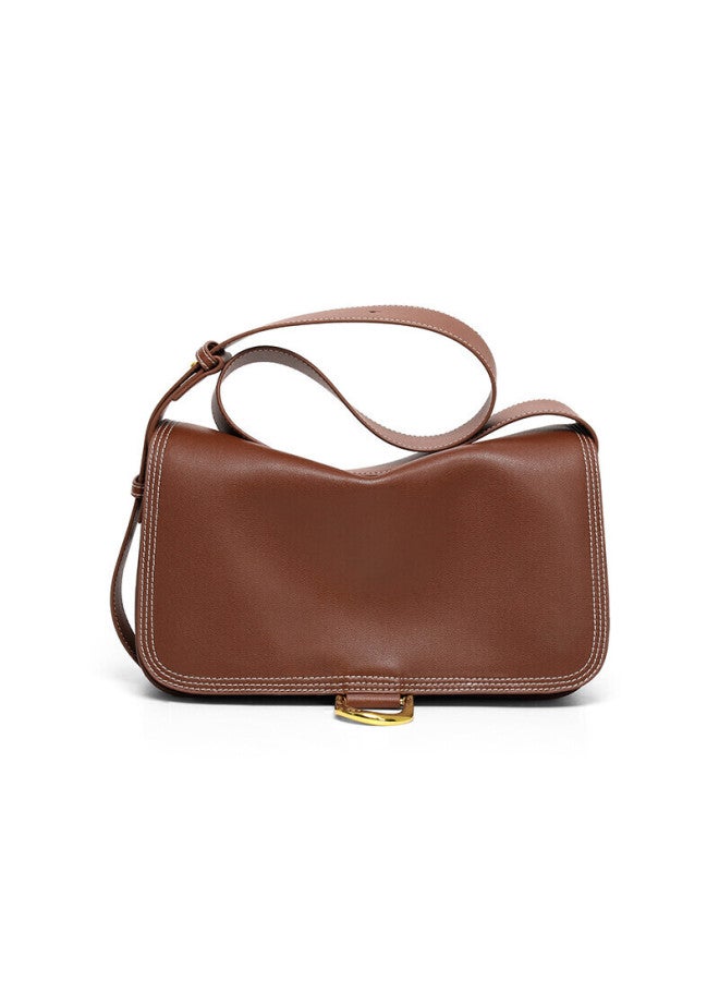 Viney Leather Handbag, Women's Brand Crossbody Bag, Light Luxury Underarm Shoulder Bag, Birthday Gift For Girlfriend, Qixi Festival Gift - Image 3