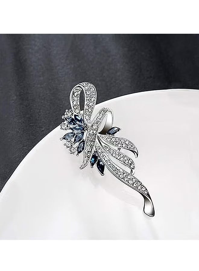 YelaJoy Vintage Style Flower Brooch Pin - Anti-Rust & Anti-Fading Alloy Corsage Scarf Clip, Elegant Fashion Accessory for Women & Girls, Ideal for Daily Wear & Gift - Image 4