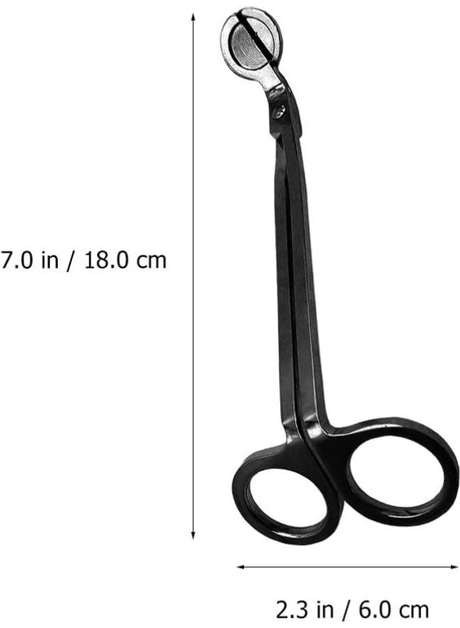 NIBEMINENT Wick Trimmer Candle Accessory Set Black - Image 5