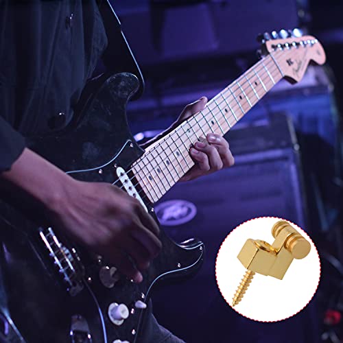 MAXCHEER Roller Guitar String Trees Guides Retainer for Fender Strat Stratocaster Tele Telecaster Electric Guitar，Pack of 4 (Gold) - Image 5
