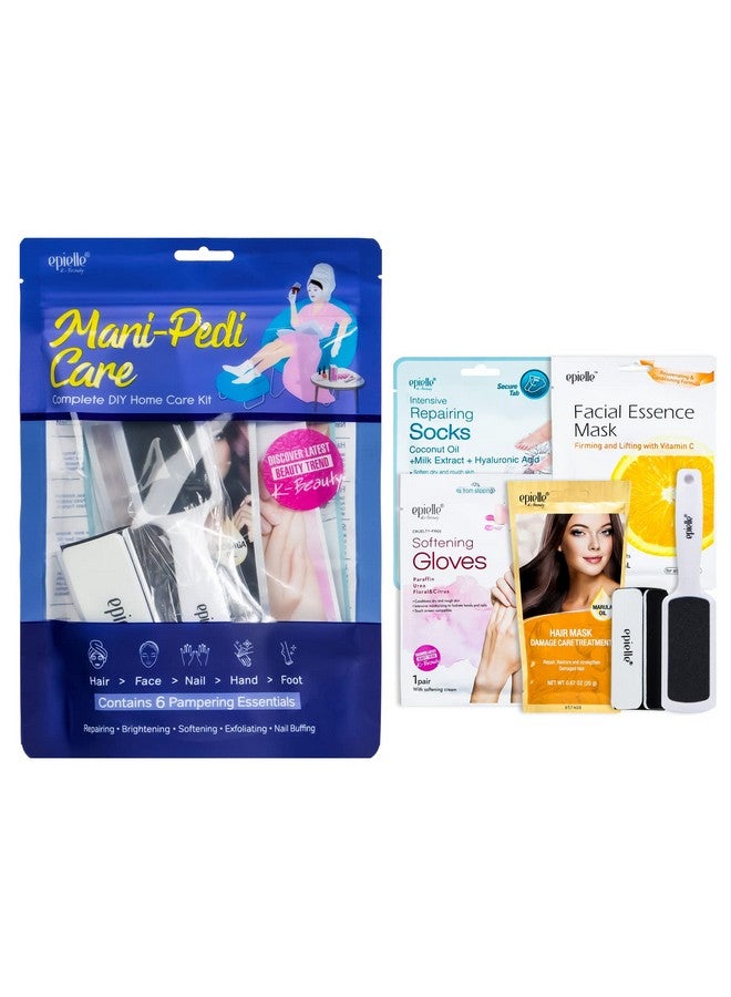 Epielle Skincare Beauty Kit Korean Beauty 6 Items Included Gift Set For Women Spa Gift For Women (Manipedi Care Kit) Stocking Stuffers!! - Image 1