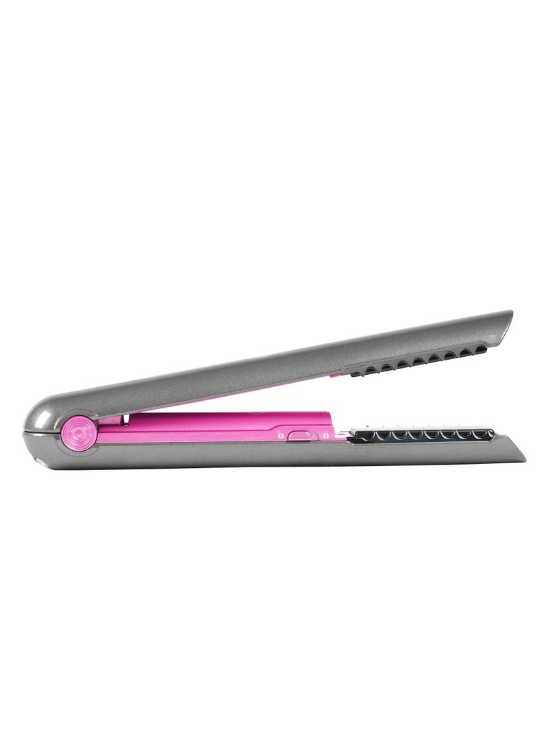 AFRA Hair Straightener, Cordless, Rechargeable, Floating Plates, 3 Temperature Settings, Ergonomic, Lockable Handle, Compact Design.AF-4000HSGY, 2 year warranty.