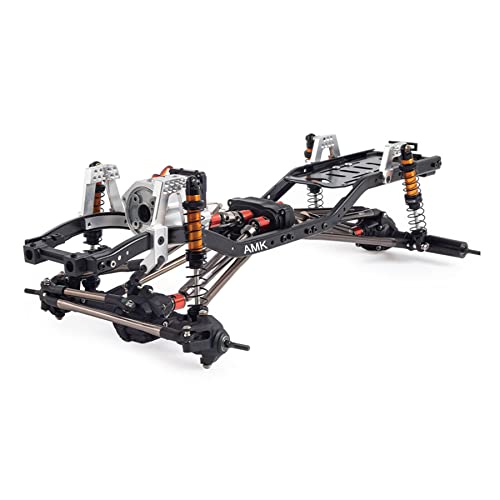 AMK Chassis Frame Set Wheelbase 313mm with 2 Speed Transmission Reversed Front Axle for 110 RC Crawler Axial SCX10 II 90046 EX86100 - Image 1