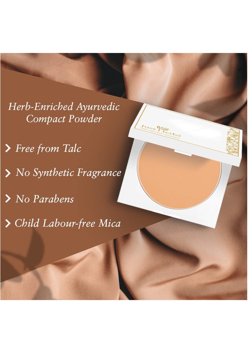 Just Herbs Just Herbs Compact Powder Mattifying Hydrating With SPF 15 9gm  - Image 5