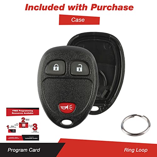 KeylessOption Just The Case Keyless Entry Remote Key Fob Shell - Image 2