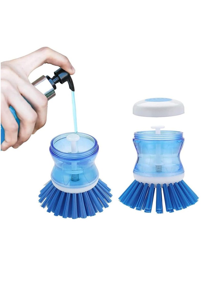Generic Dishwashing Brush with Soap Dispenser - Random Color | Efficient & Easy Cleaning  - Image 5