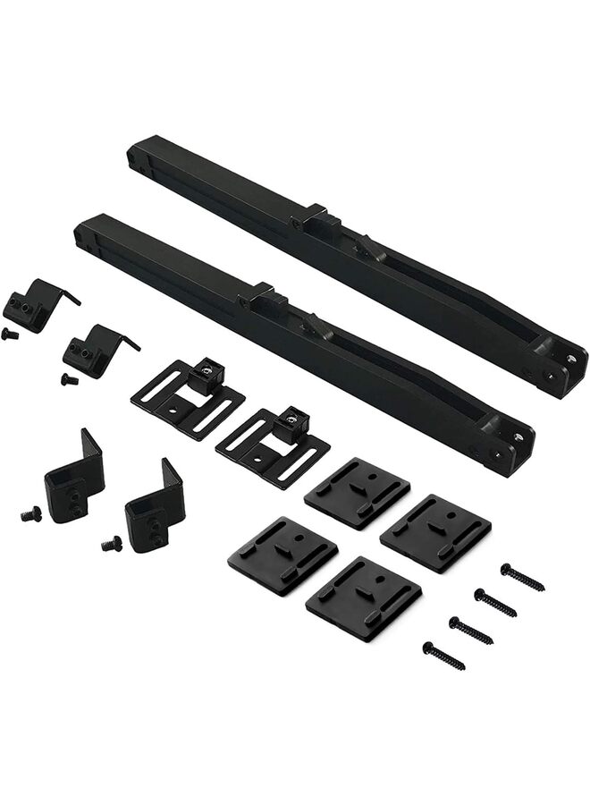 2PCS Lightweight Barn Door Soft Close Mechanism Spring Buffer Damper - Upgraded Hole-Free Version for 33-77 Pounds - Adjustable Stoppers (Size: A) - Image 1