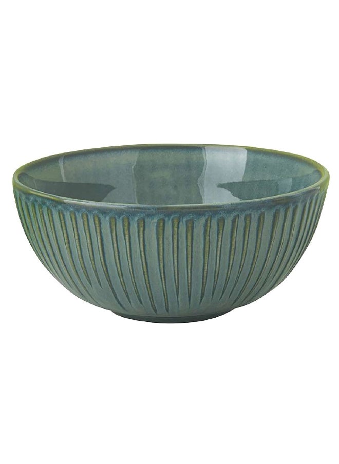 Easy Life Gallery Fluted Design Glossy Porcelain Serving Bowl Green 1500 ml R2543#GALG  - Image 1