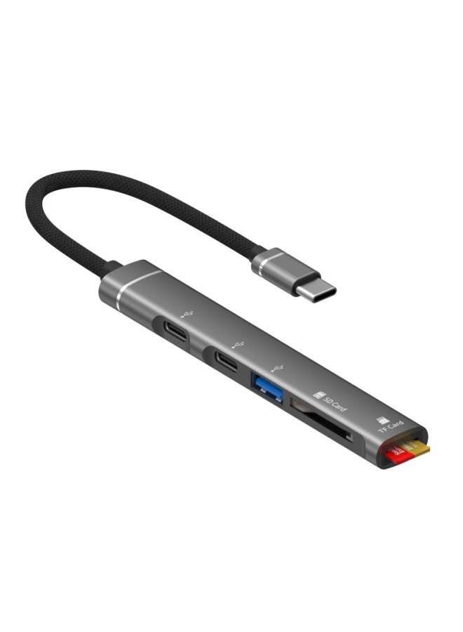 نيوترل 5 في 1 محور USB-C ممتد قارئ بطاقات لهواوي واجهة Type-C إلى USB وبطاقة الذاكرة USB-C - Image 1