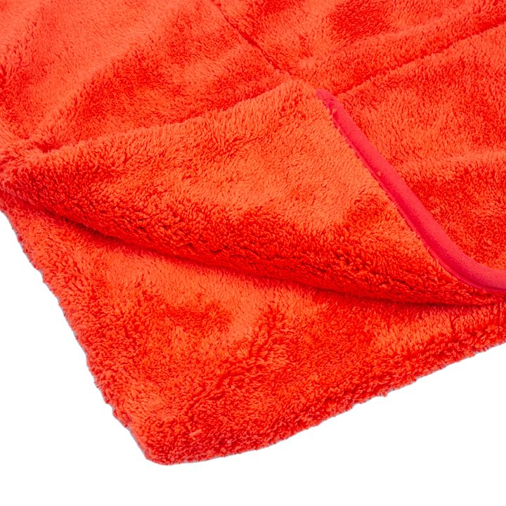 Maxshine Big Red Microfiber Towel (1000GSM) - Large Plush, Rinse-Free Drying Towel, Double-Sided Detailing for Cars (20”x28” / 51x71cm), Professional Auto Detailing Towel - Image 2