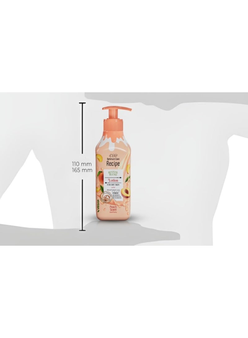 إيفا لوشن العناية المثالية بتركيبة ريفايفل بلند للبشرة العادية برائحة الخوخ 370 مل - Image 2