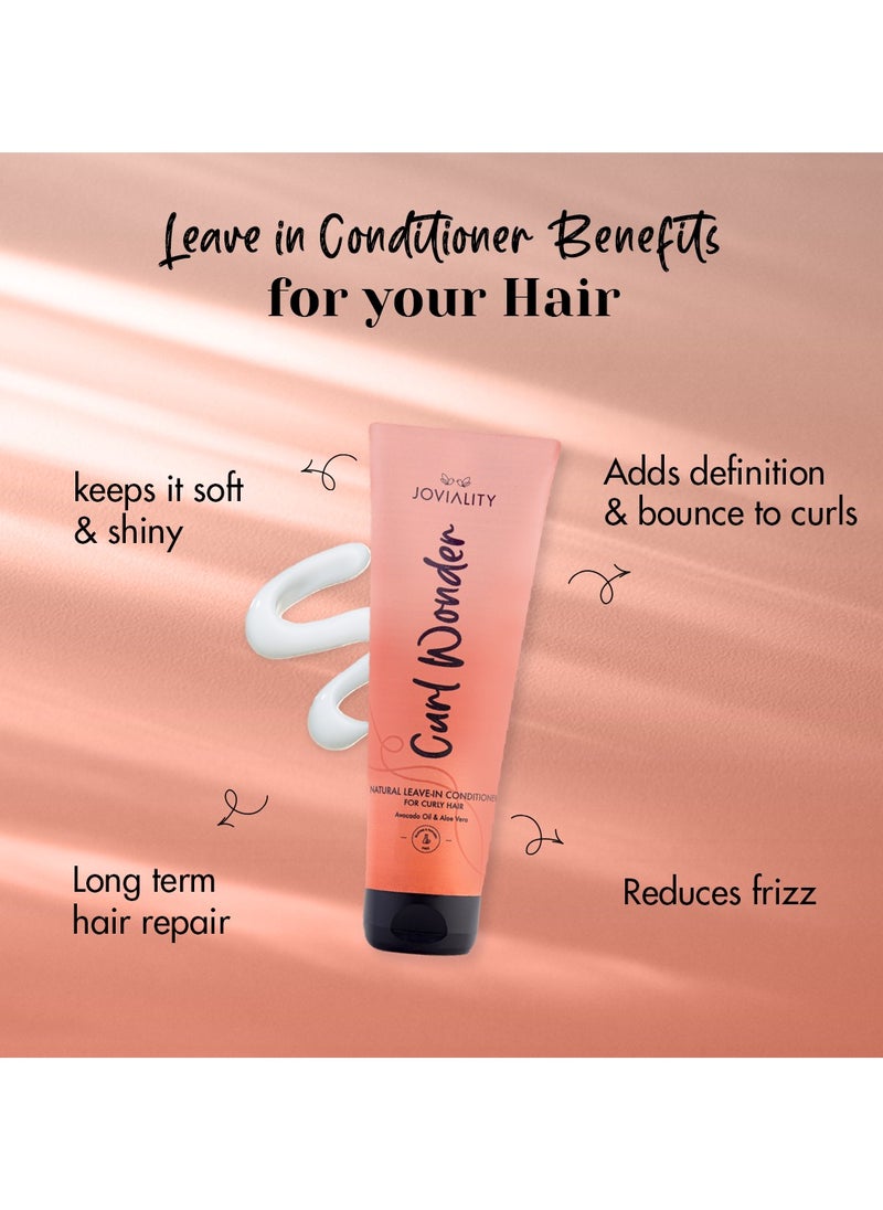 JOVIALITY Curl Wonder Leave in Natural Conditioner for curly hair  - Image 3