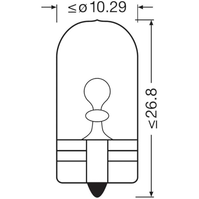 أوسرام مصباح هالوجين أصلي W5W، رقم لوحة السيارة وموضعها، 282502B، 12 فولت، 282502B، بثور مزدوجة، مصباحان، أبيض وشفاف - Image 5