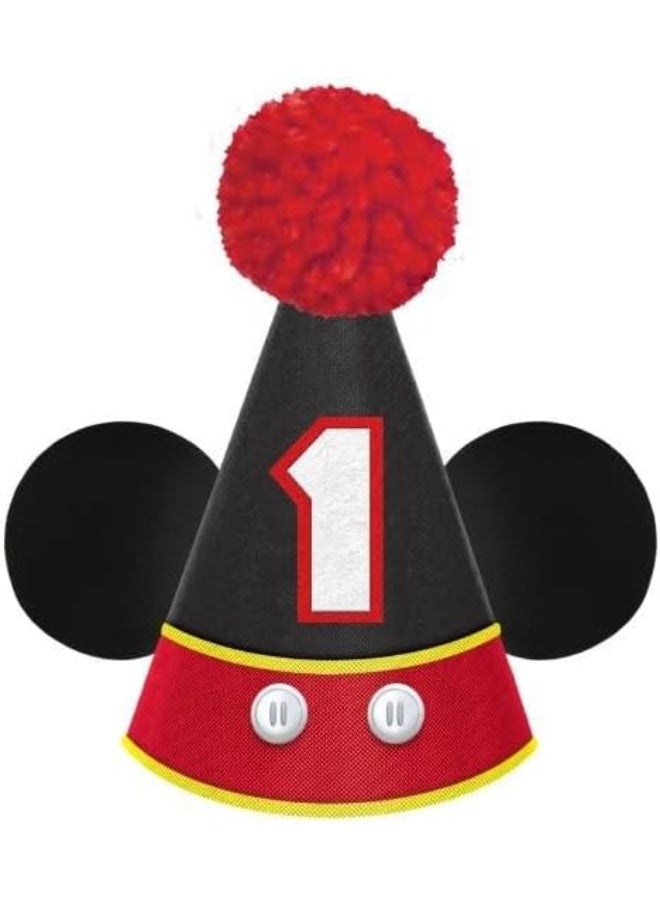 Amscan Disney Mickey Mouse Forever Deluxe Cone Hats