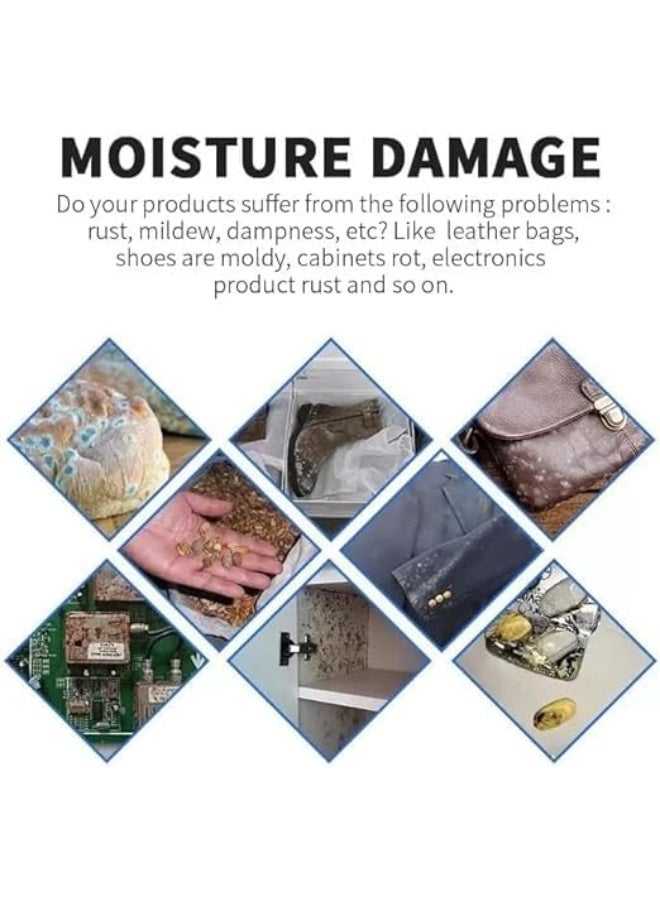 Biella 2Gram Silica Gel Desiccant Sachets Non-Toxic Food Grade Moisture Absorbers For Damp Control In Rooms Kitchens Clothes And Food Storage - Image 5