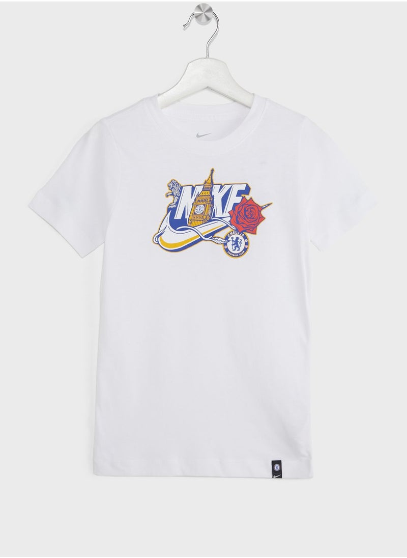 Nike - Kids Chelsea Fc Futura T-Shirt - Image 1