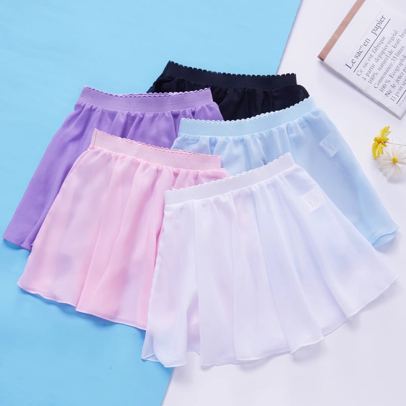 Children'S Dance Gauze Skirt Chiffon Skirt Ballet Apron Lace-Up Chinese Dance Grading Outside Dance Skirt - Image 2