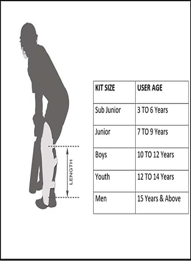 Klapp Personal Complete Cricket Kit Combo with Spotlight Cricket Ball (Junior) - Image 4