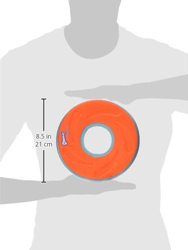 ChuckIt! Zipflight Flyer Dog Frisbee & Dog Toy that Floats; Gentle On Dog's Teeth and Gums; Medium - Image 3