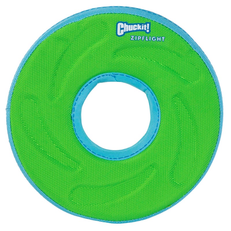 ChuckIt! Zipflight Flyer Dog Frisbee & Dog Toy that Floats; Gentle On Dog's Teeth and Gums; Medium - Image 1
