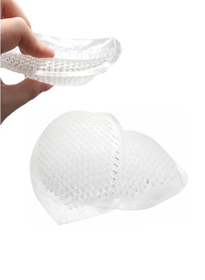 ericotry Lady Women Reusable Silicone Bra Swimwear Push up Booster Pads Inserts Waterproof Breathable Silicone Gel Breast Enhancers for Swimsuits Bikini Clear - Image 1