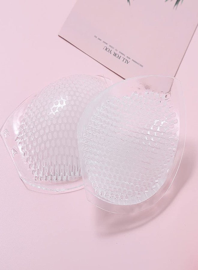 ericotry Lady Women Reusable Silicone Bra Swimwear Push up Booster Pads Inserts Waterproof Breathable Silicone Gel Breast Enhancers for Swimsuits Bikini Clear - Image 2