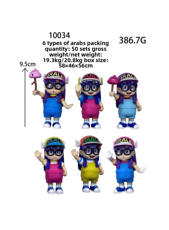 Cartoon Animation Series Hand-made Model Toy Desktop Decoration Doll Gashapon Machine Doll Cake Decoration-Color:6 Full-time Hunters Of The 1st Generation 10cm
