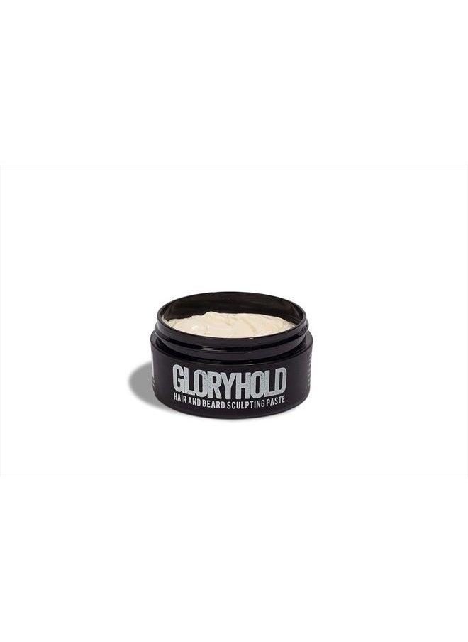 MASC - GLORYHOLD Beard Sculptor and Hair Styling Paste from MASC KUSCHELBÄR by Jeff Chastain - 4 oz Magnum Jar, Paraben-free & Cruelty-free - Easy to Use Paste Provides Durable Hold for Beard & Hair - Image 1