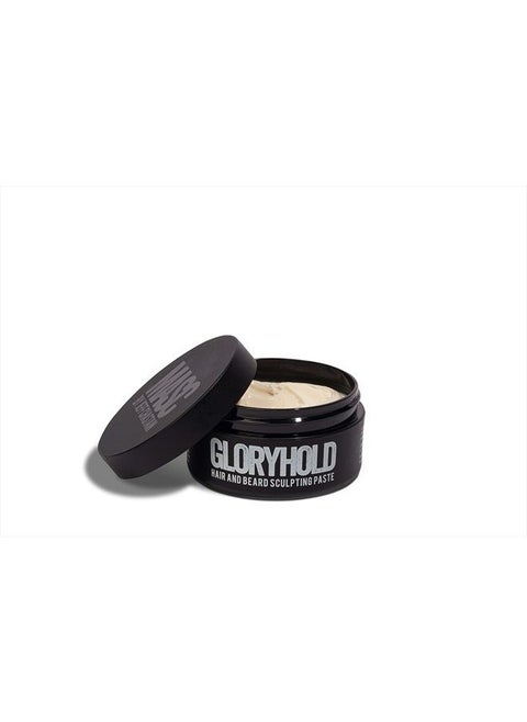 GLORYHOLD Beard Sculptor and Hair Styling Paste from MASC KUSCHELBÄR by Jeff Chastain - 4 oz Magnum Jar, Paraben-free & Cruelty-free - Easy to Use Paste Provides Durable Hold for Beard & Hair