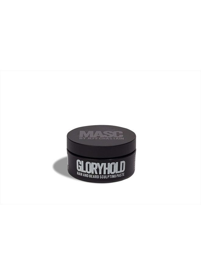 MASC - GLORYHOLD Beard Sculptor and Hair Styling Paste from MASC KUSCHELBÄR by Jeff Chastain - 4 oz Magnum Jar, Paraben-free & Cruelty-free - Easy to Use Paste Provides Durable Hold for Beard & Hair - Image 1