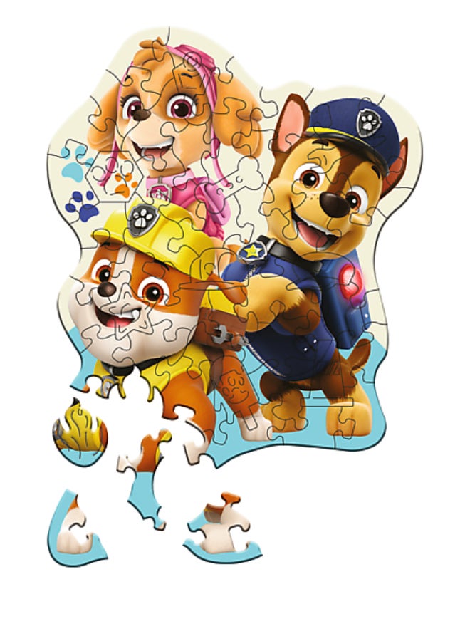 Trefl Puzzles - "50 Wood Craft Junior" - Funny PAW Patrol / Viacom PAW Patrol FSC Mix 70% - Image 3