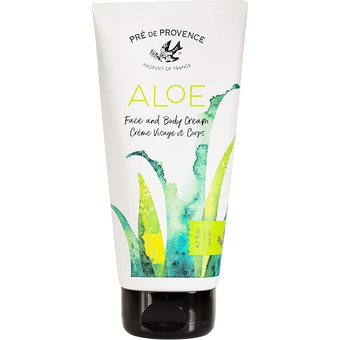 Pre De Provence (Face and Body Cream) - Organic Aloe Collection Hydrating Face and Body Cream (200ml), Fresh Cucumber Scent - Image 1