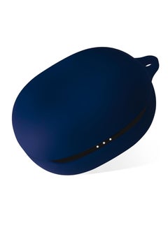 ماركة غير محددة جراب ilicone متوافق مع Anker Soundcore Life Dot 3i جراب واقٍ محمول مع سلسلة مفاتيح (أزرق)  - Image 2