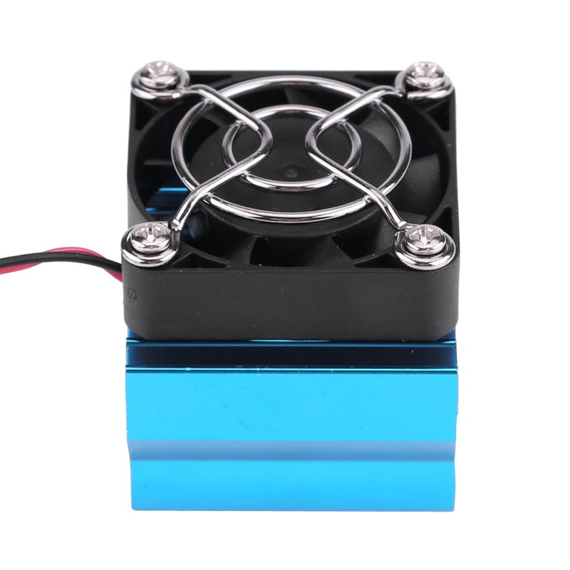 Heat Sink With Cooling Fan for 1/10 Scale Electric RC Car 540 / 550 / 3650 Motor (Blue) - Image 4