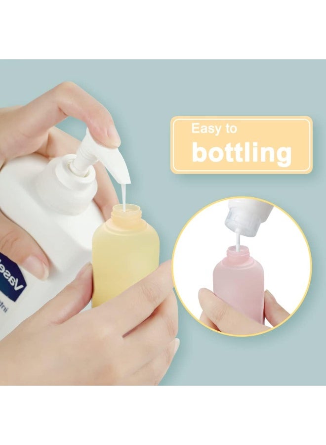 Multi-Color Silicone Travel Bottles – 4 Refillable Pieces - Image 4