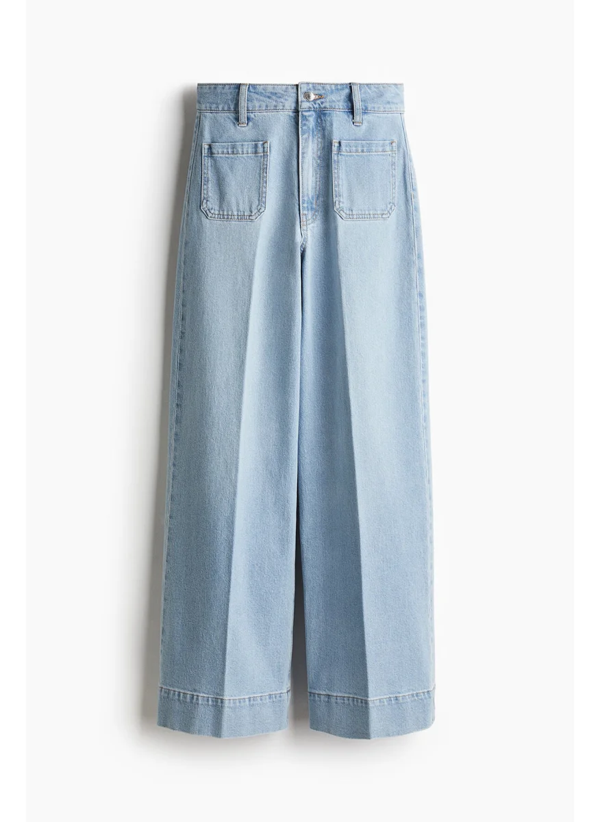 H&M Wide High Jeans